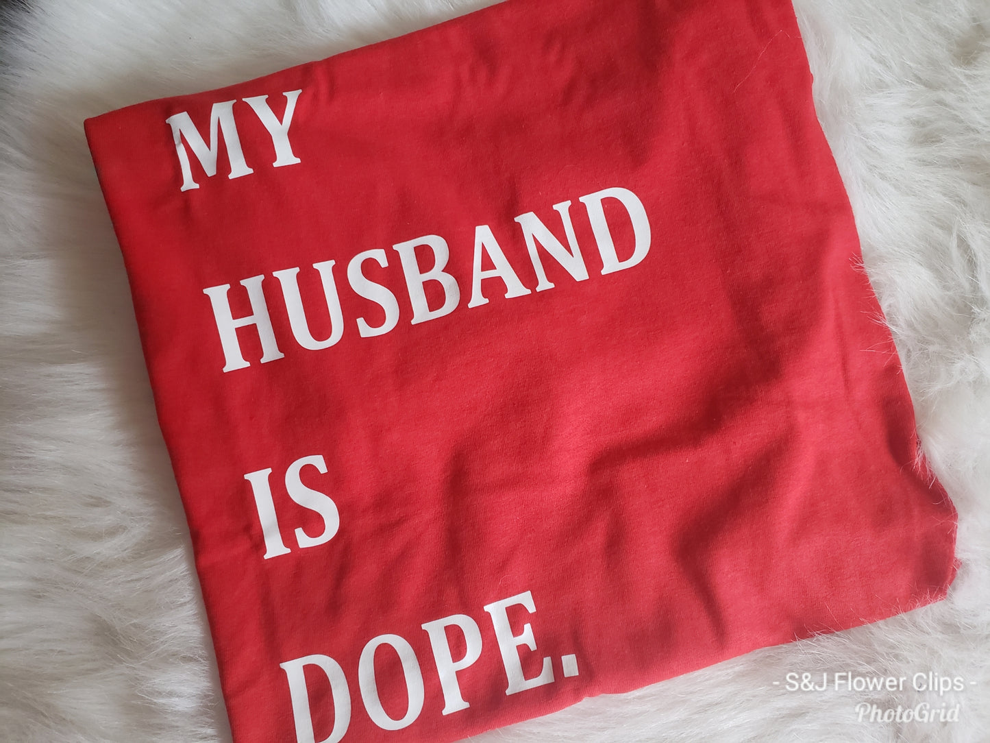 My Husband is dope Ladies Shirt