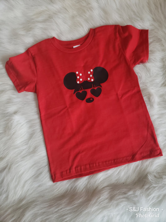 Minnie Mouse Girls Shirt Disney