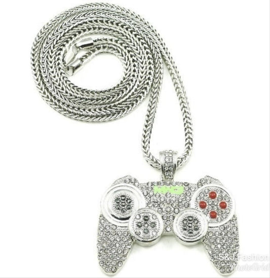 Iced Out Game Controller  Chain