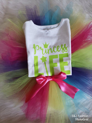 Lime Green Princess Life Tutu Outfit