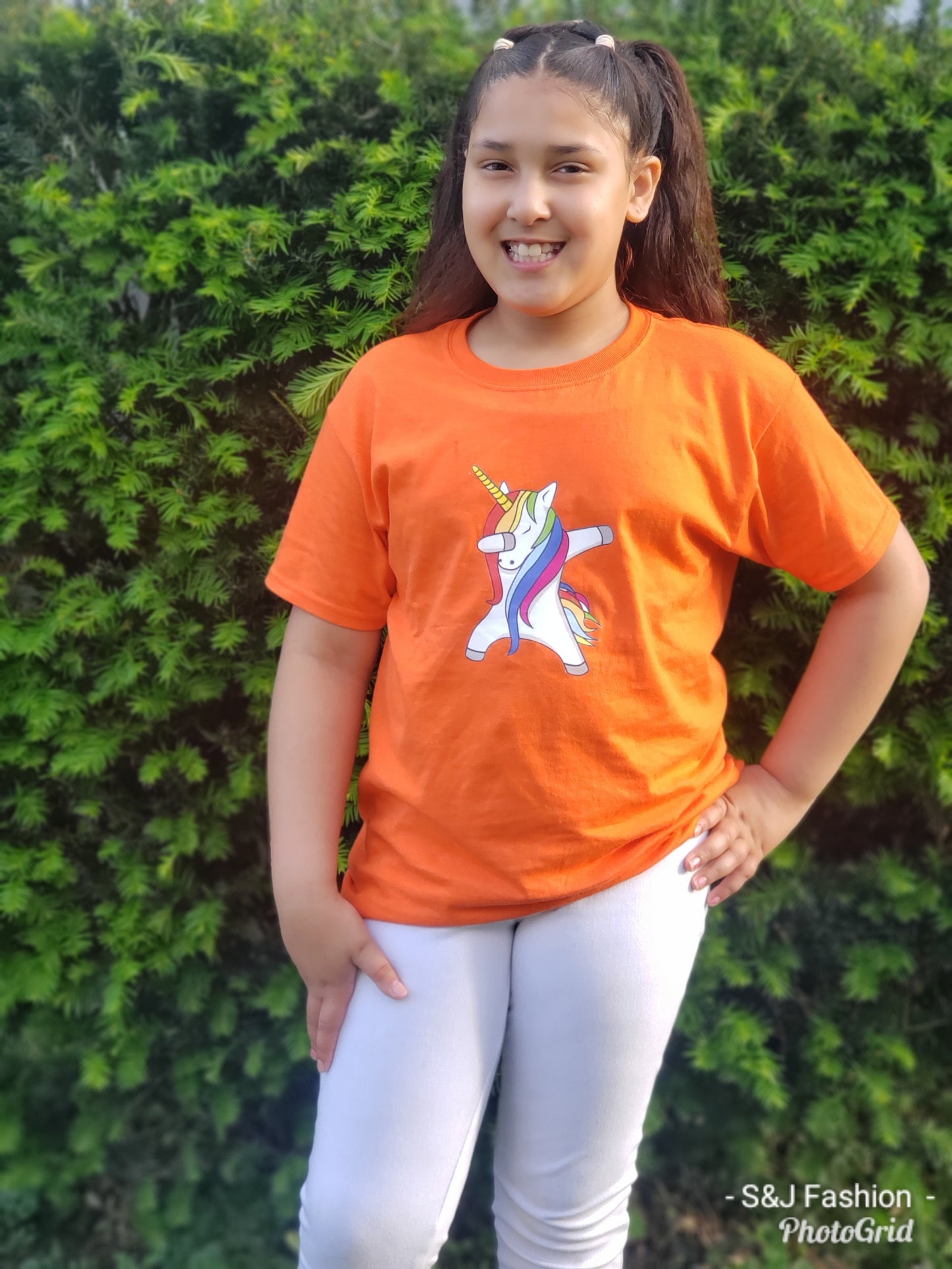Dabbing Unicorn Girls Shirt