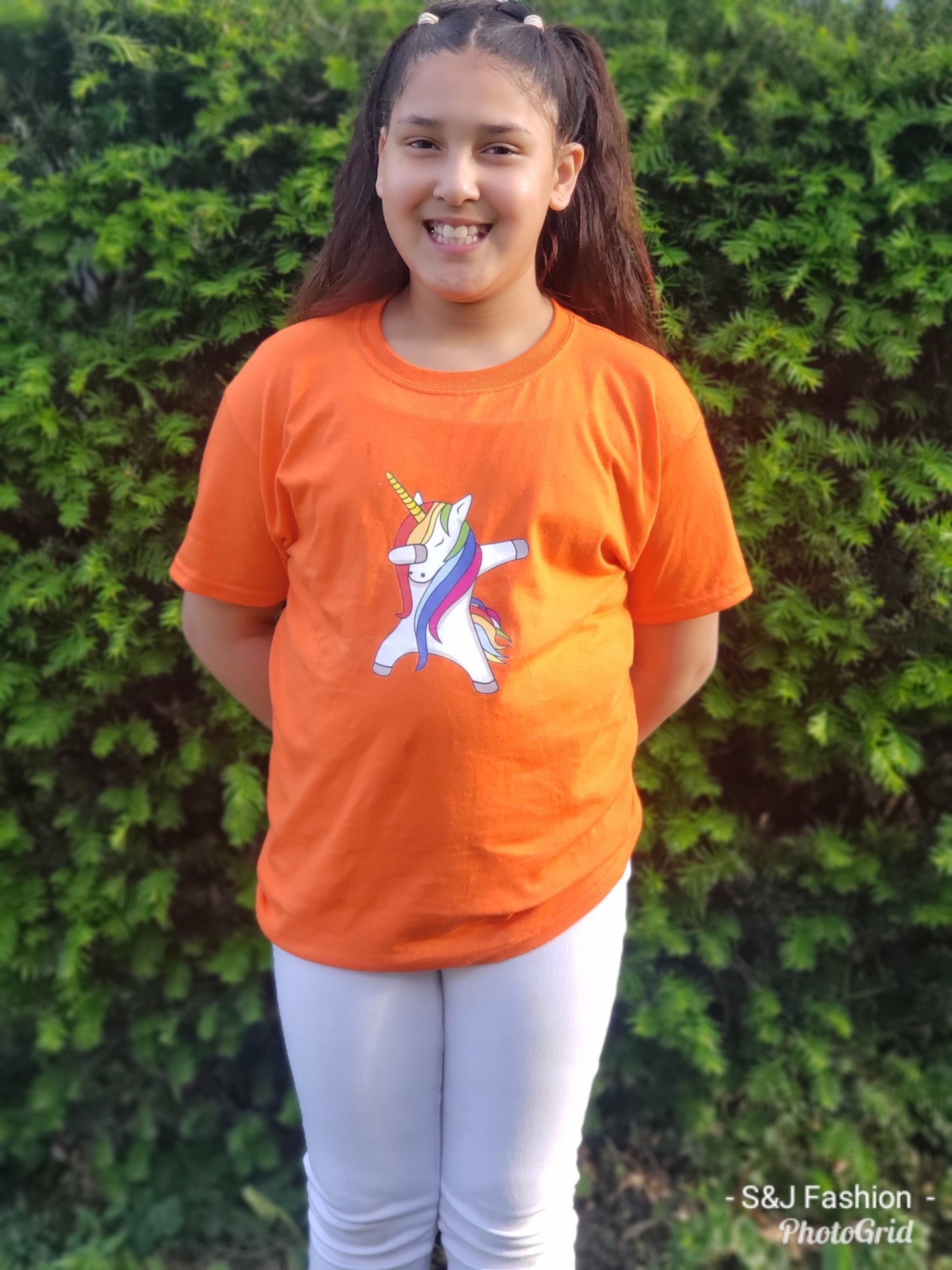 Dabbing Unicorn Girls Shirt
