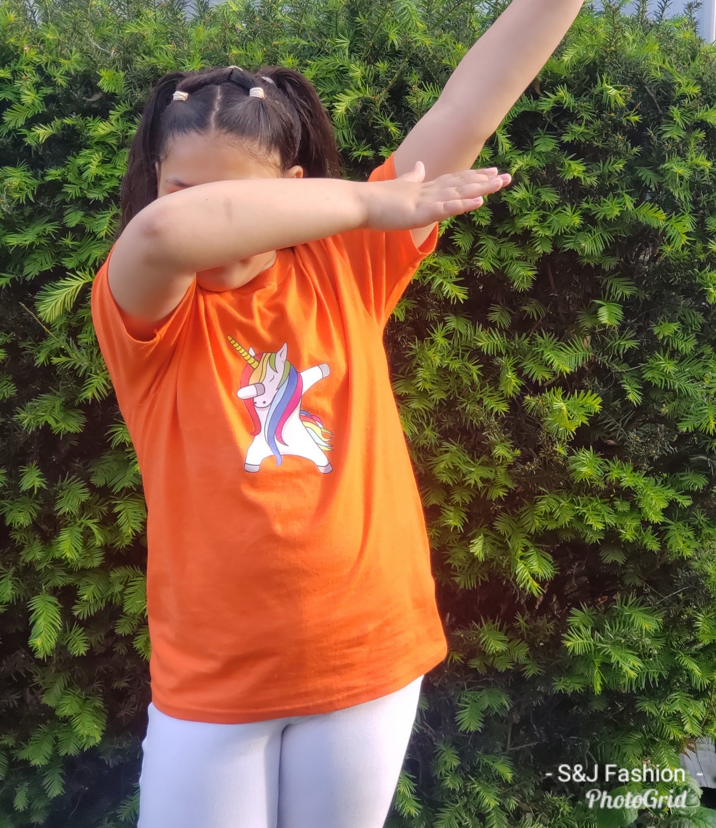 Dabbing Unicorn Girls Shirt