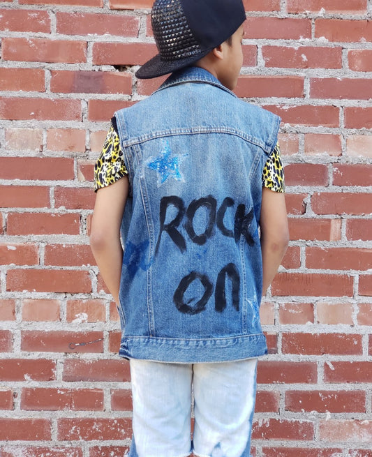 Rock On Denim Jacket or Vest