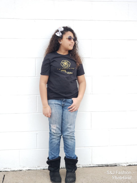 CC A girl should be 2 things classy and Fabulous Girls Shirt Designer
