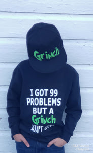 Grinch Snapback Hat Christmas