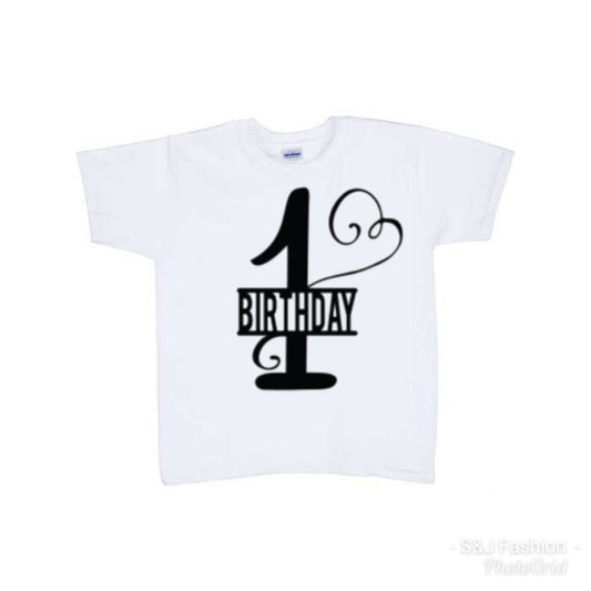 1st Birthday Boys Shirt Girls Shirt