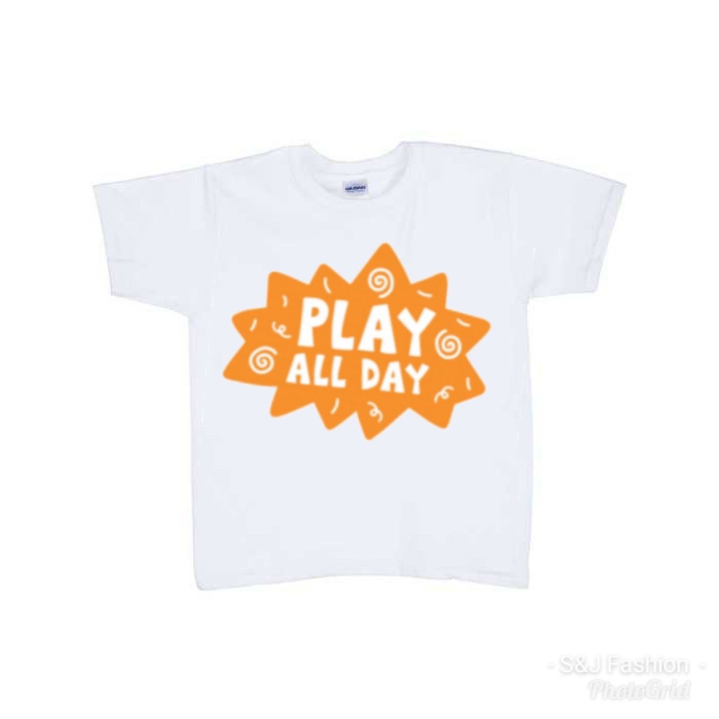 Play all day Boys Shirt Girls Shirt