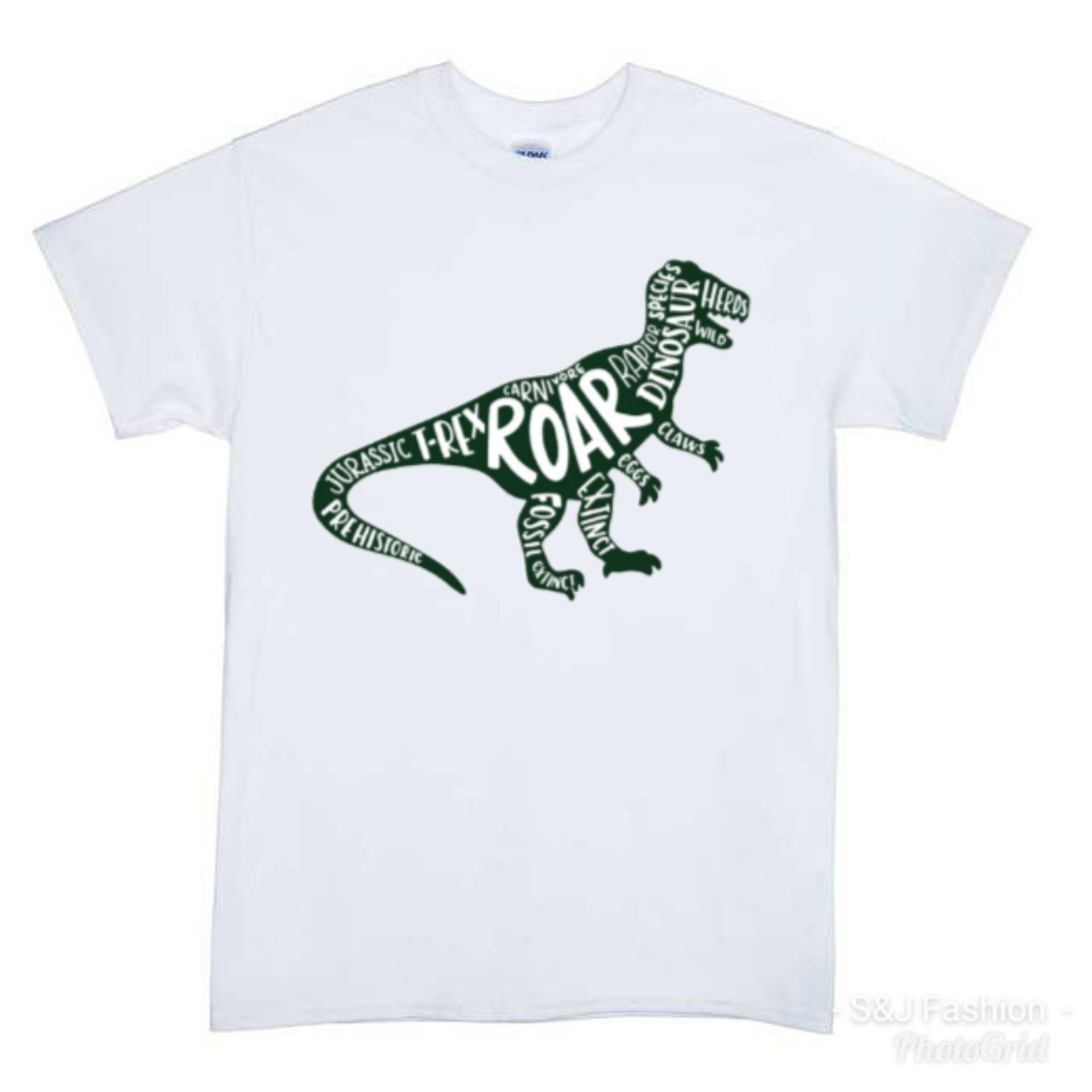 T-Rex Roar Dino Boys Shirt Girls Shirt