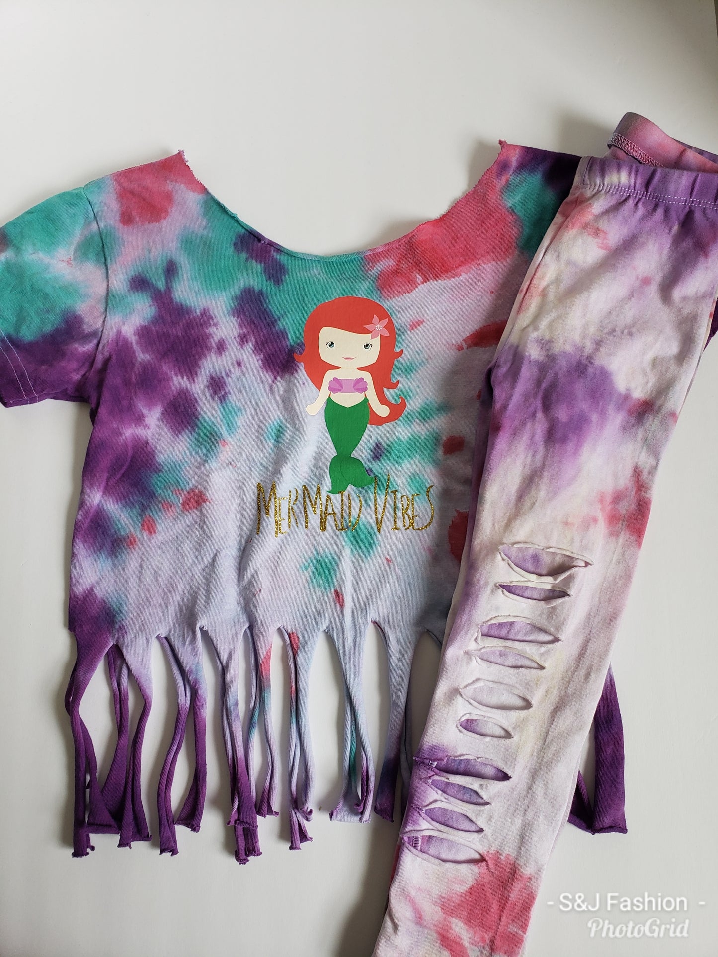 Mermaid Vibes Girls Shirt