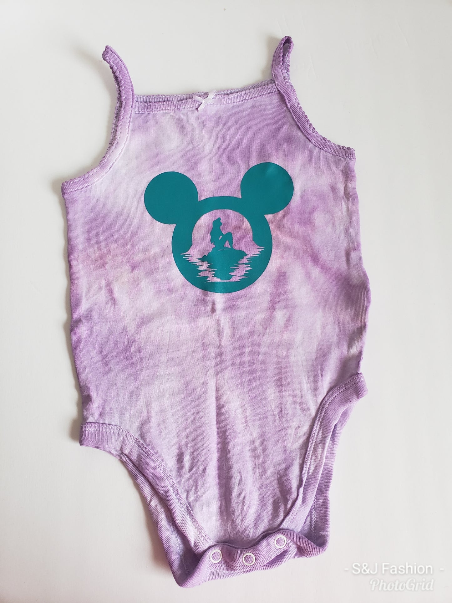 Little Mermaid Mickey Disney Girls Shirt