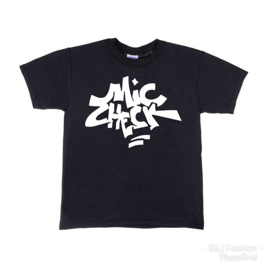 Mic Check Boys Shirt Girls Shirt