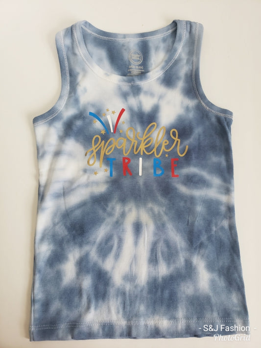 Sparkler Tribe Girls Shirt 4th Of July