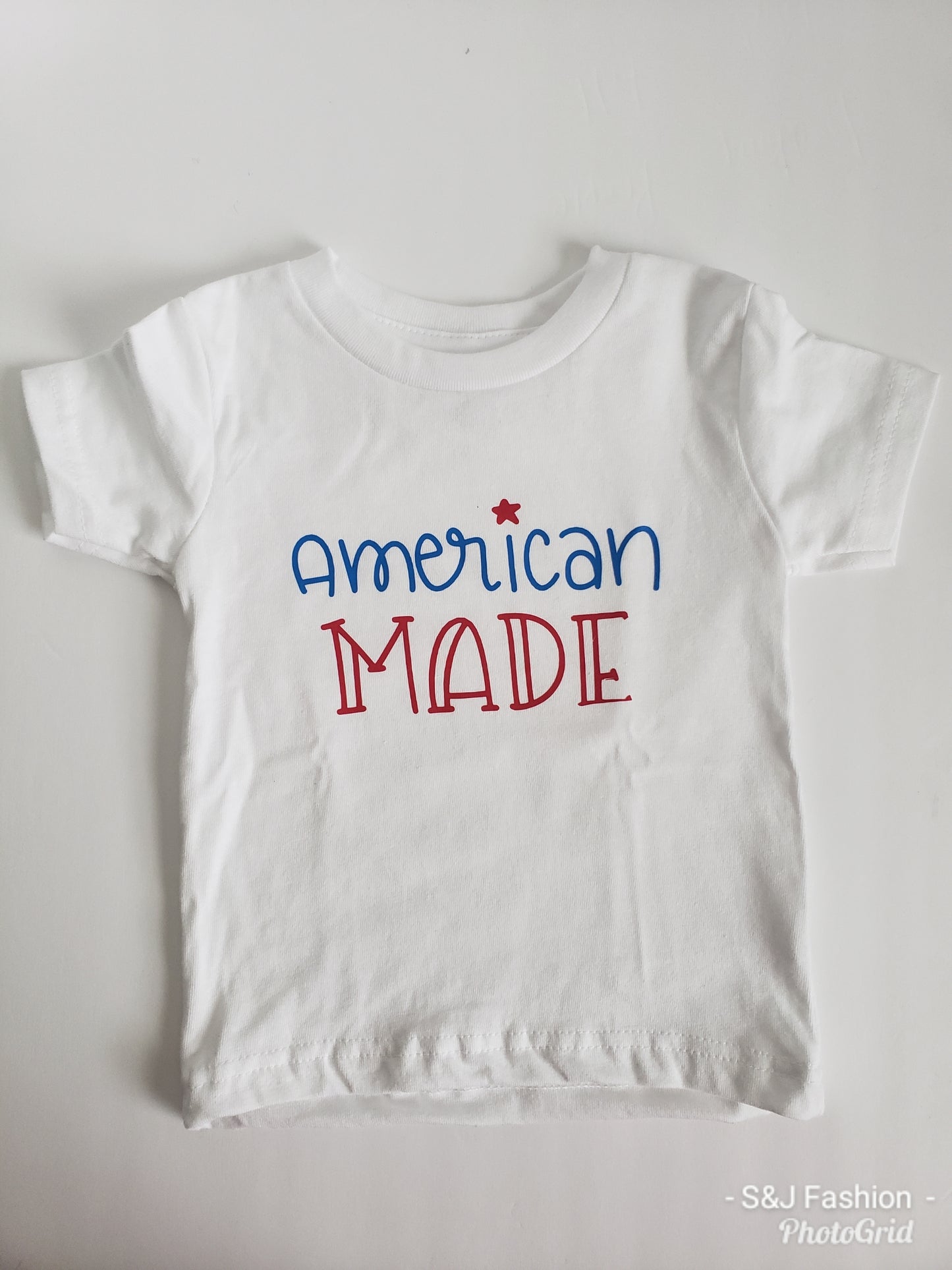 American Made 4th of July Shirt Boys Shirt Girls Shirt