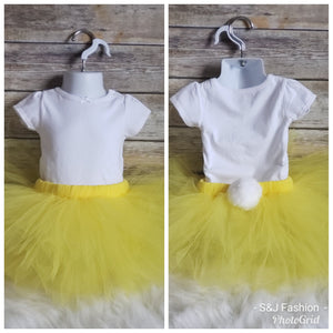 Yellow Easter Bunny Tutu