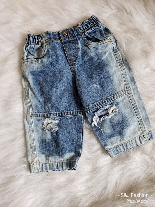 Boys Basic Distressed Jeans infant toddler tots