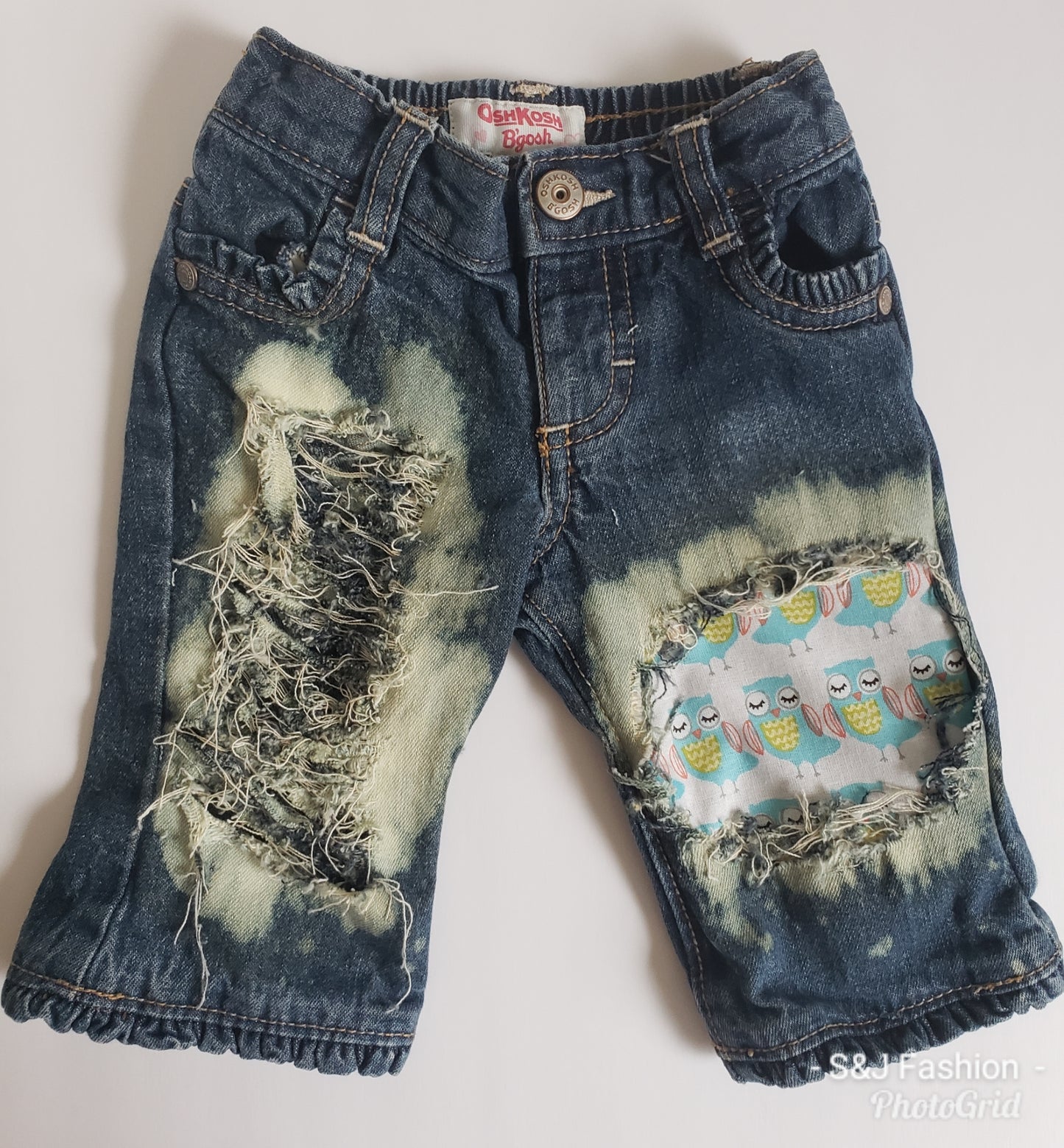 Owl Girls Distressed Jeans