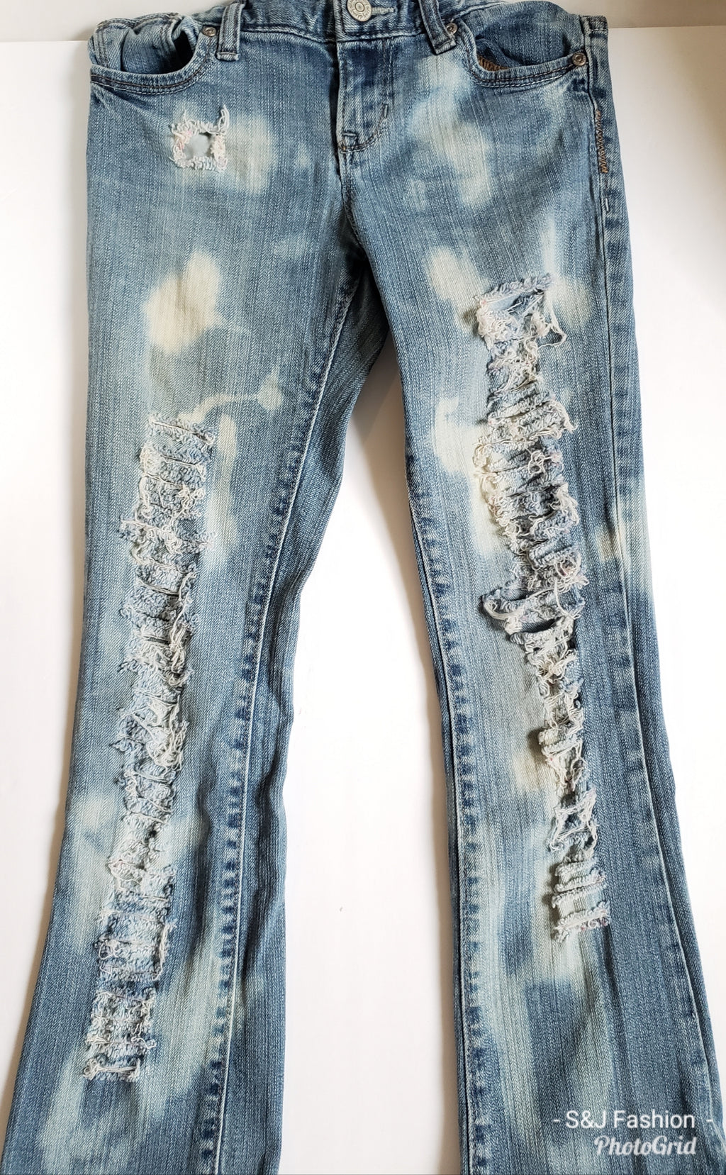 Girls Distressed Jeans "Rags"