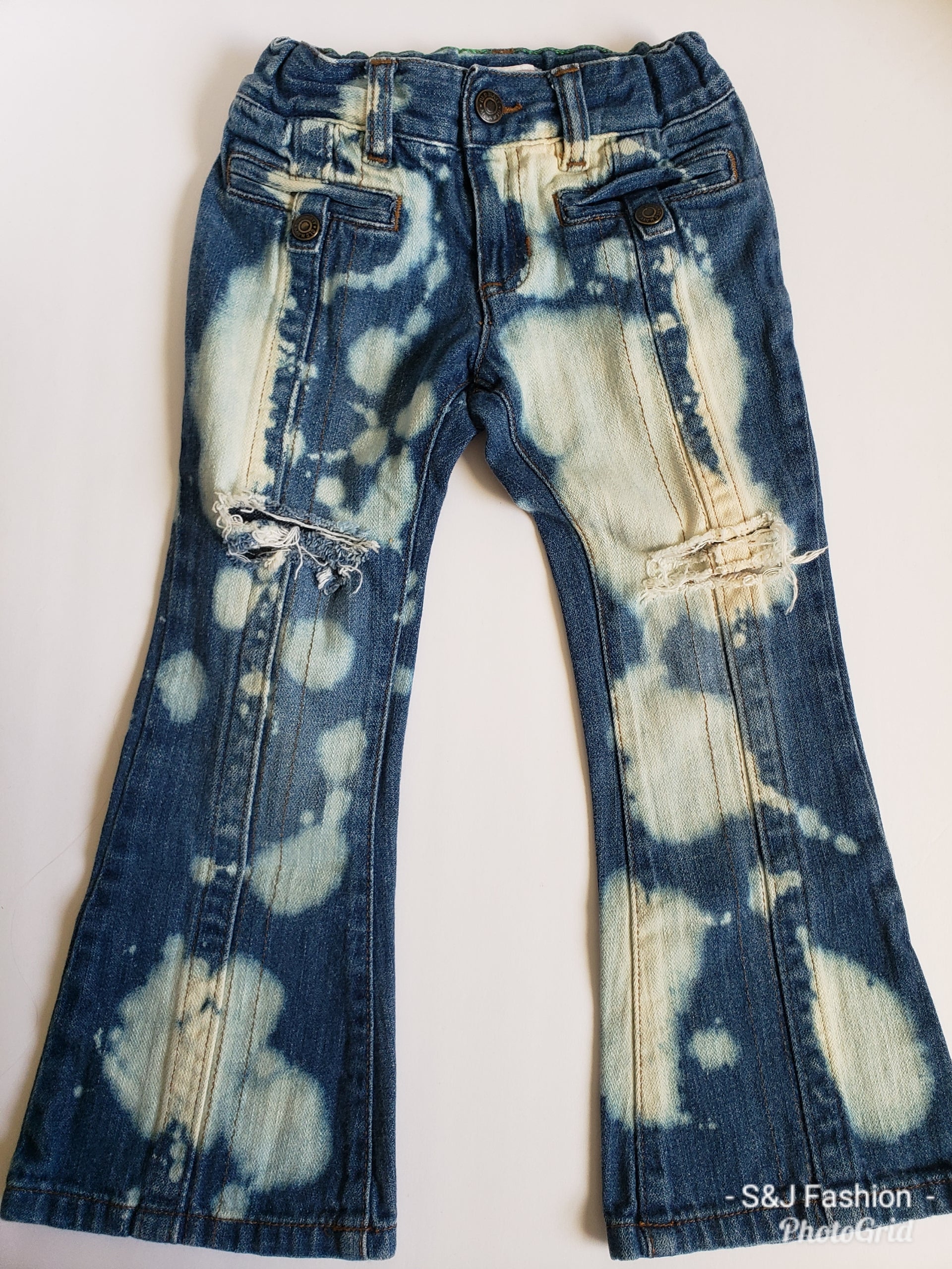 Girls Distressed Jeans "lil ugly"