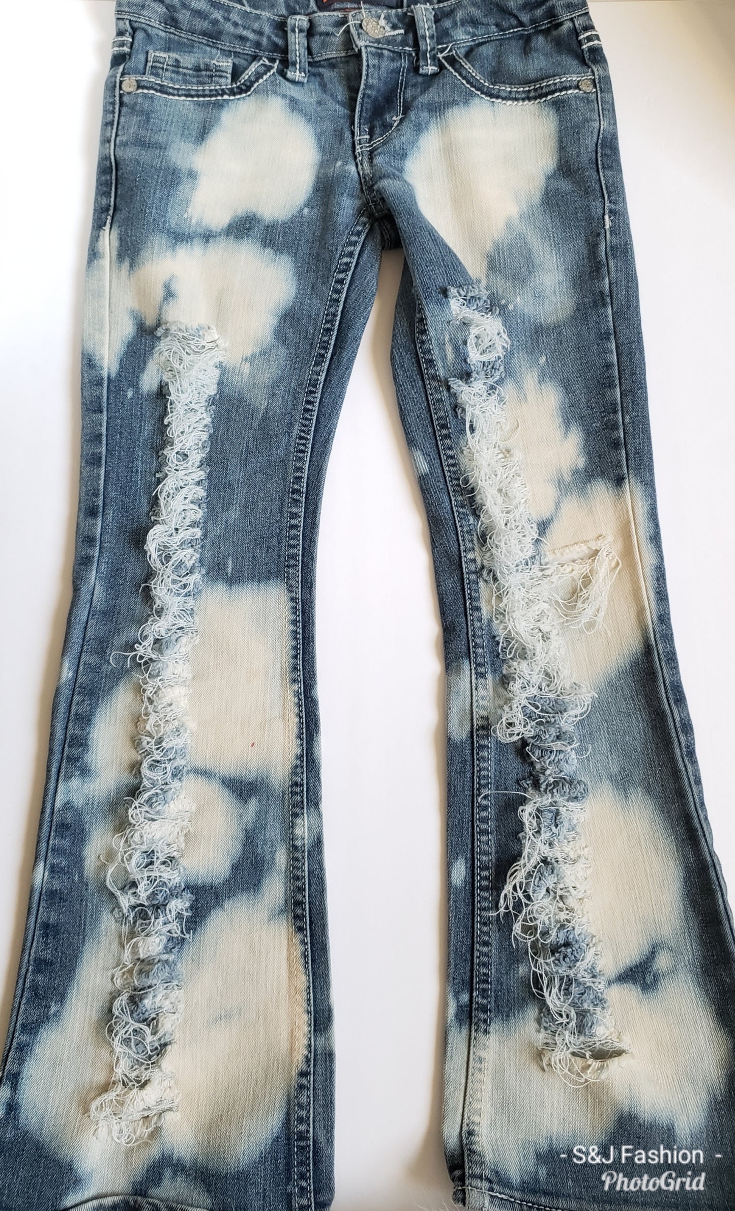 Girls Distressed Jeans "Rags"