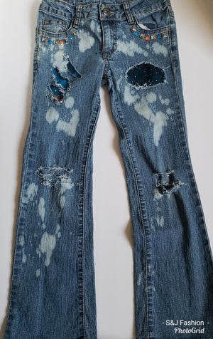 Galaxy Girls Distressed Jeans