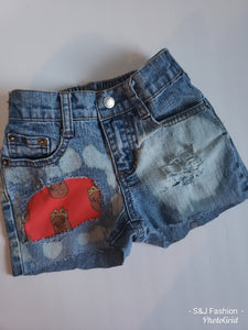 Biggie Girls Distressed Jeans Shorts