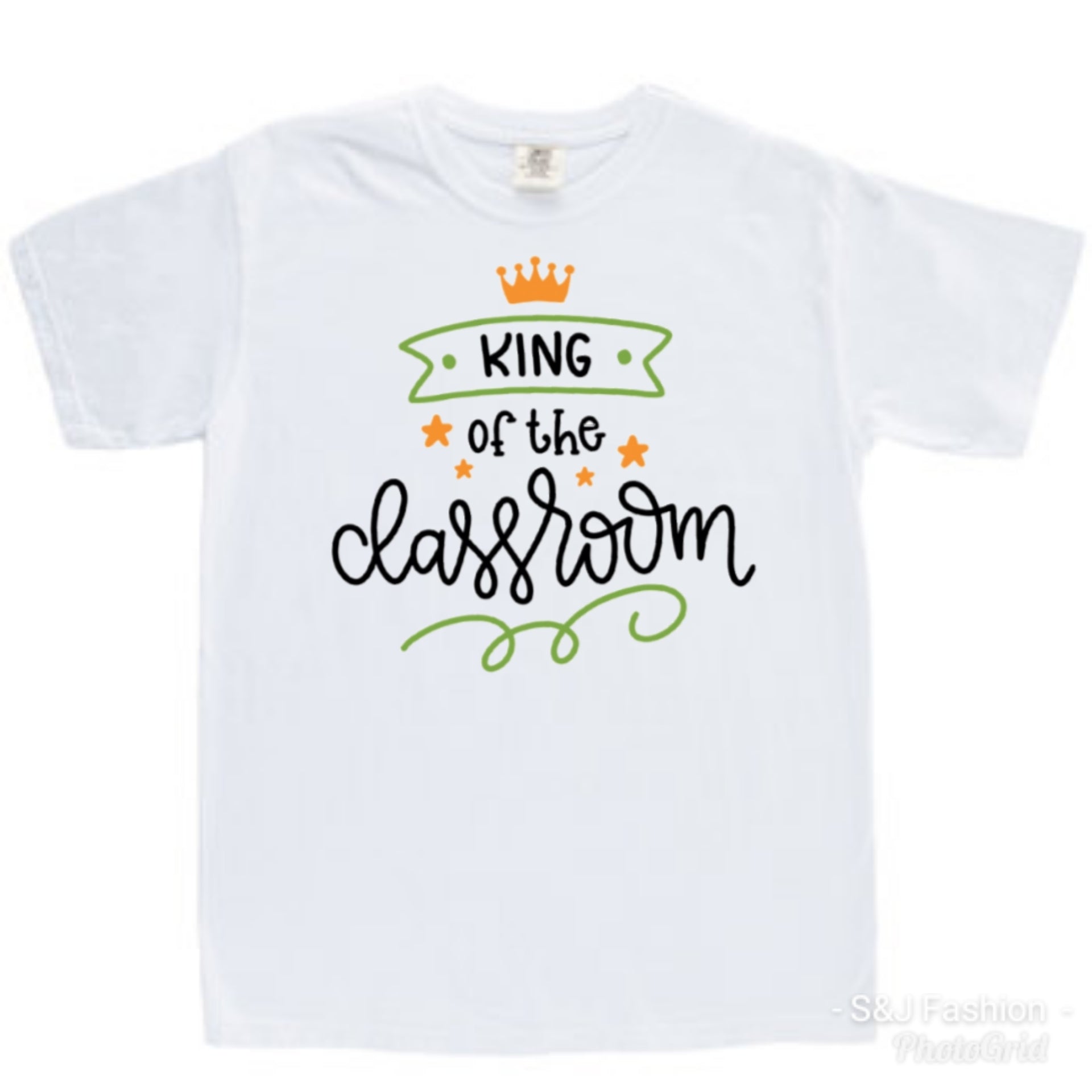 King of the Classroom ANY GRADE available BTS Back to School Boys Shirt