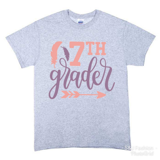 7th grader ANY GRADE Girls Shirt