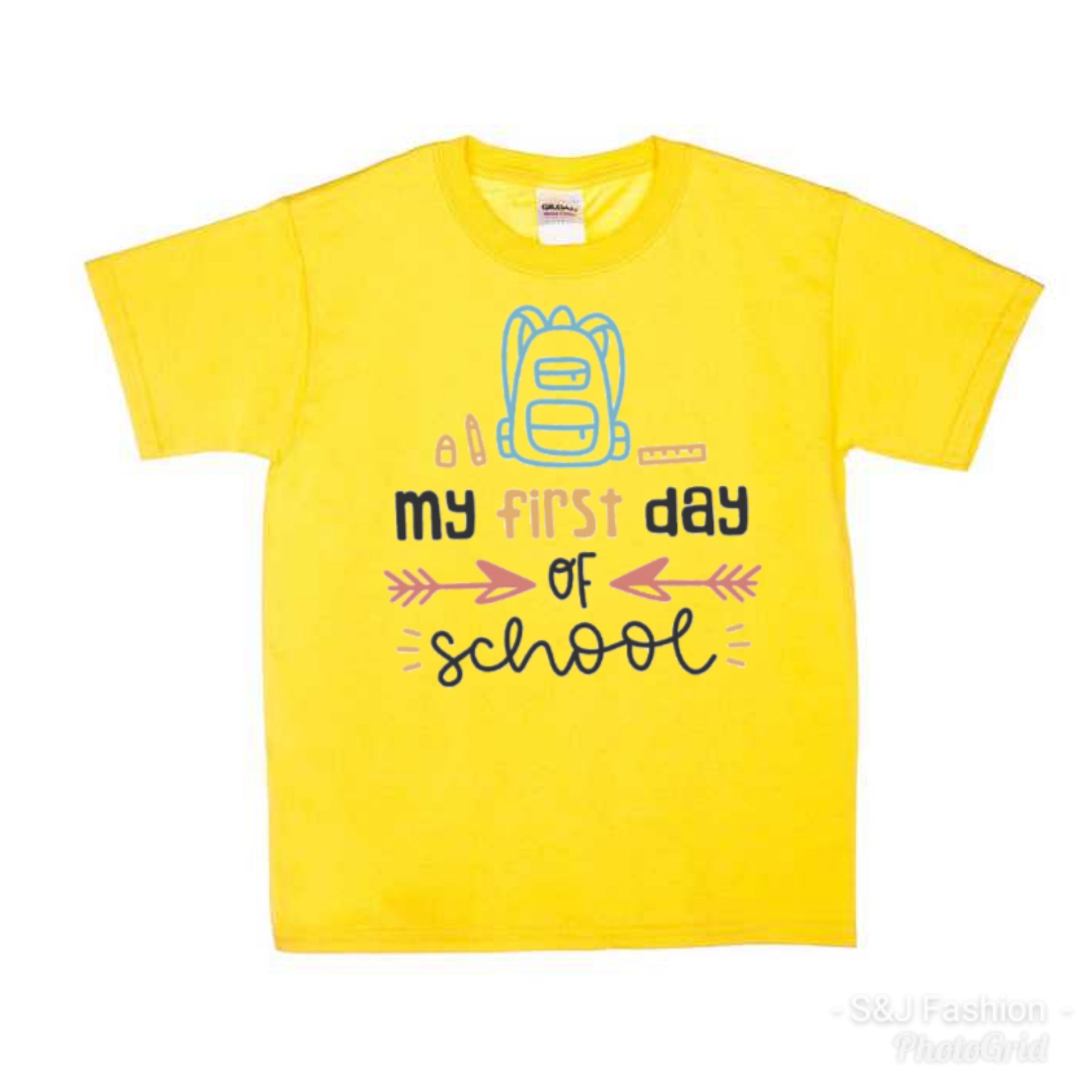 My First Day Of School  BTS Girls Shirt