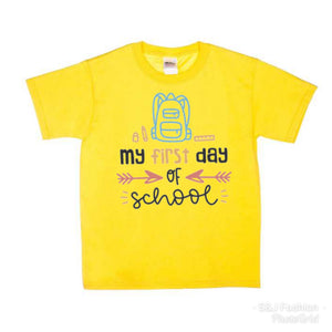 My First Day Of School  BTS Girls Shirt