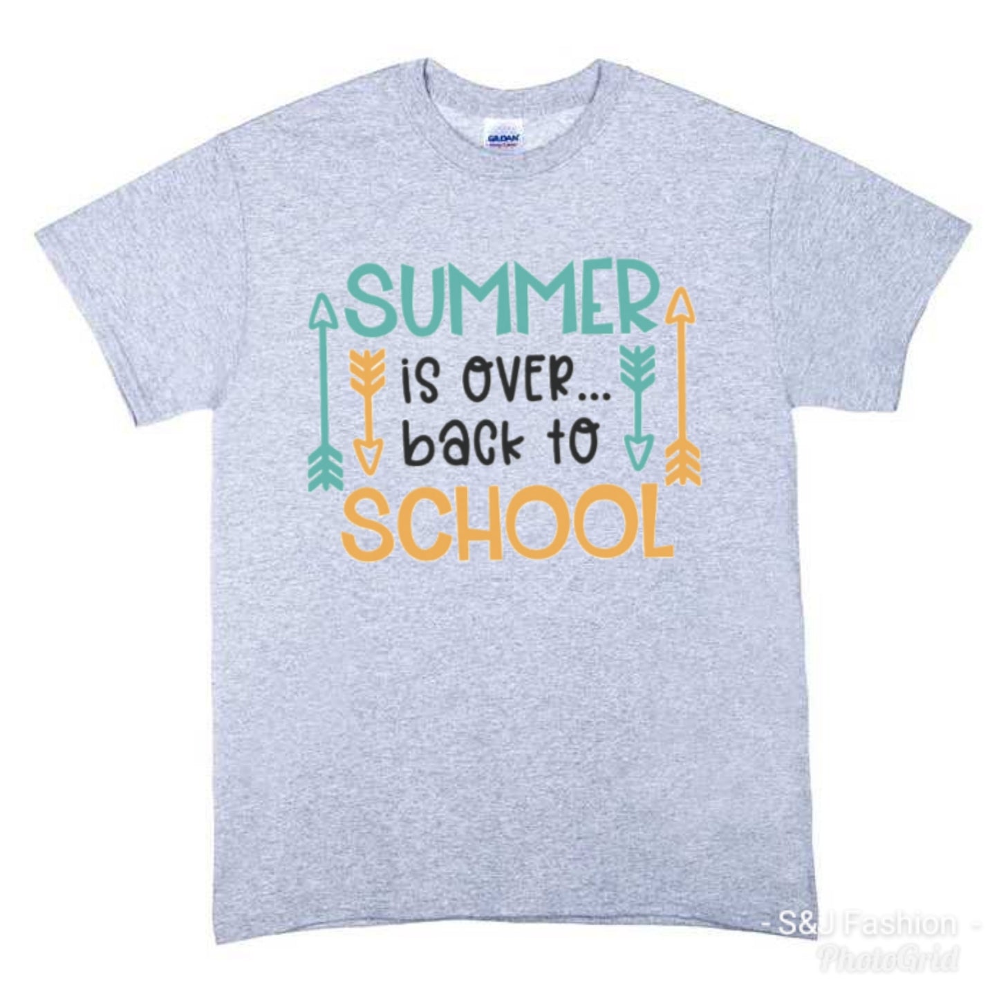 Summer Is Over Back To School Girls Shirt Boys Shirt