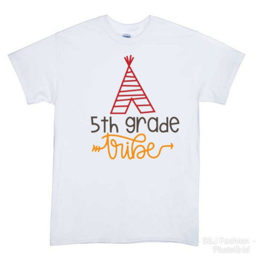5th grade Tribe ANY GRADE available Girls Shirt