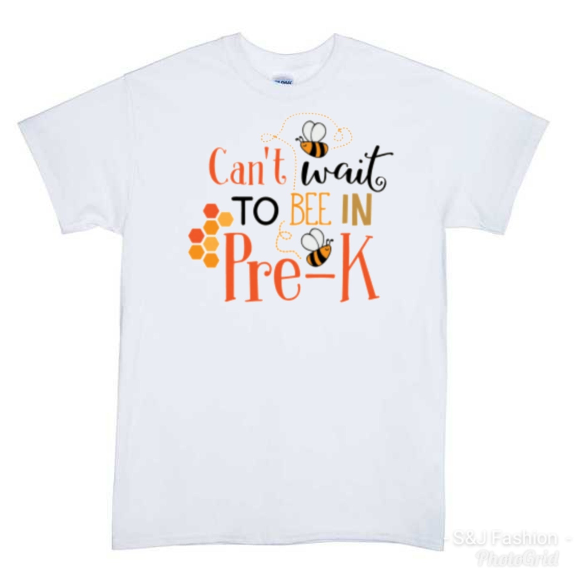 Can't wait to bee in Pre-K ANY GRADE Girls Shirt