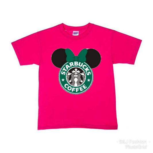 Minnie Starbucks Girls Shirt