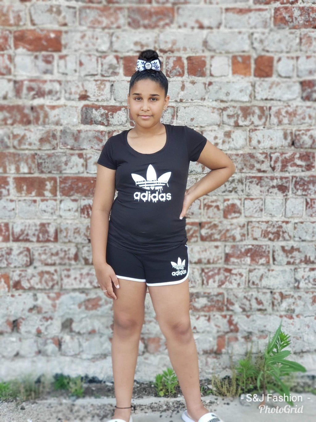 Dripping Adidas Inspired Outfit Designer Ladies outfit