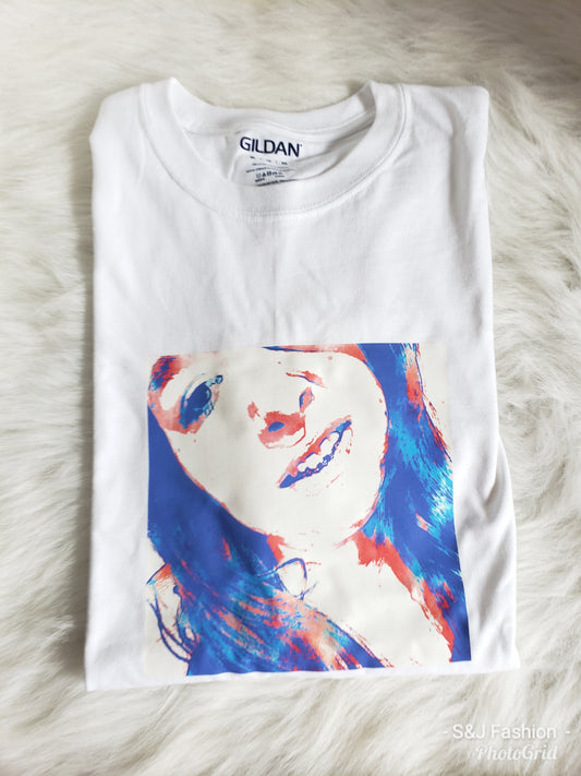 Personalized Cartoon Photo Shirt Adults Mens Shirt Ladies Shirt