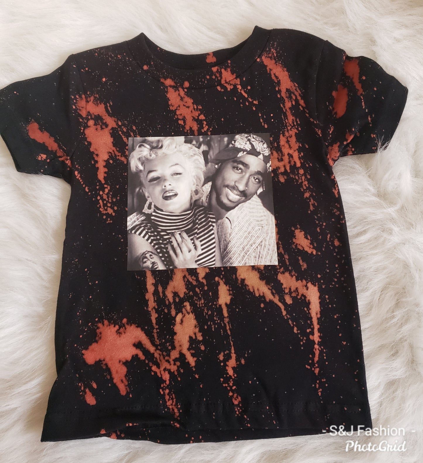 Tupac and Marilyn Boys Shirt girls Shirt