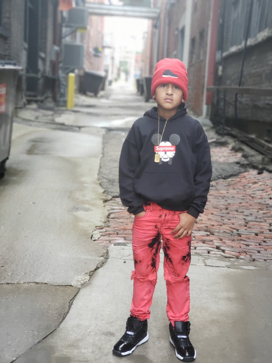 Mickey Mouse Hoodie Supreme Urban Boys Girls
