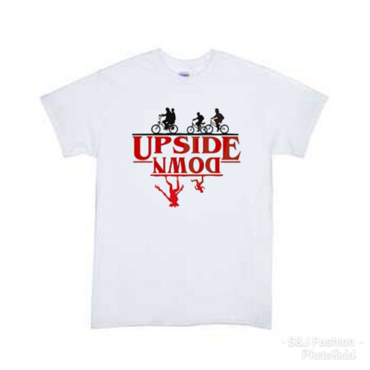 Upside Down Stranger Things Girls Shirt Boys Shirt