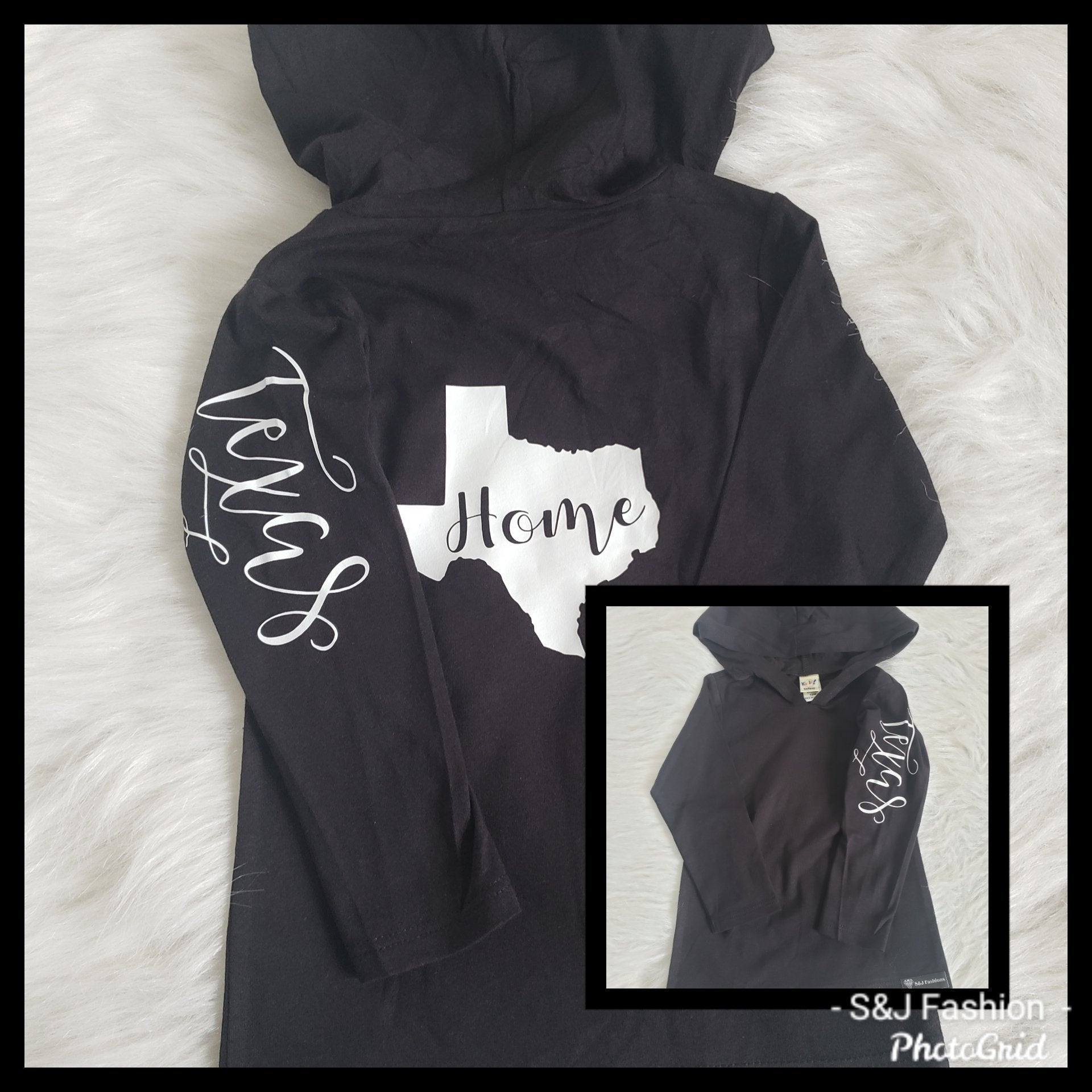 (Any) STATE Hoodies Girls Shirt Boys Shirt Utah Illinois Texas Ohio