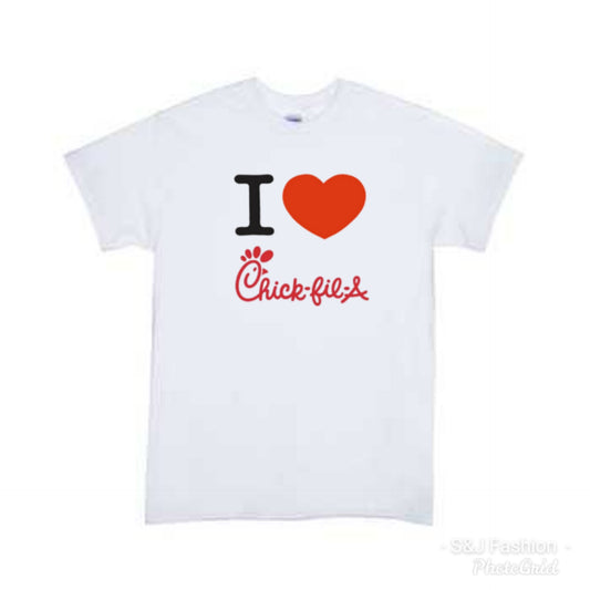 I love Chick-fil-a Girls Shirt Boys Shirt