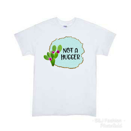 Not a hugger Ladies Shirt