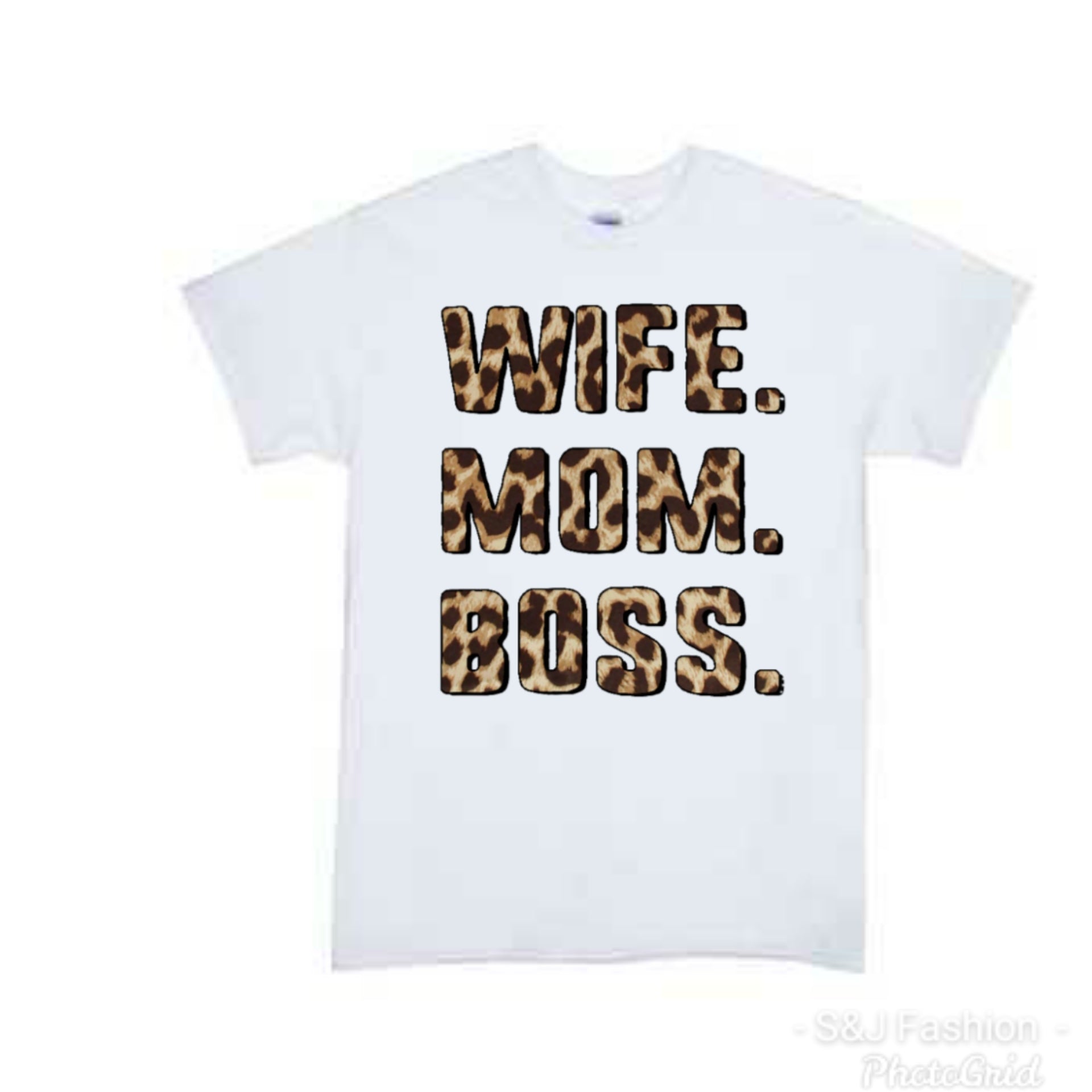 Wife Mom Boss Mother's Day ladies shirt