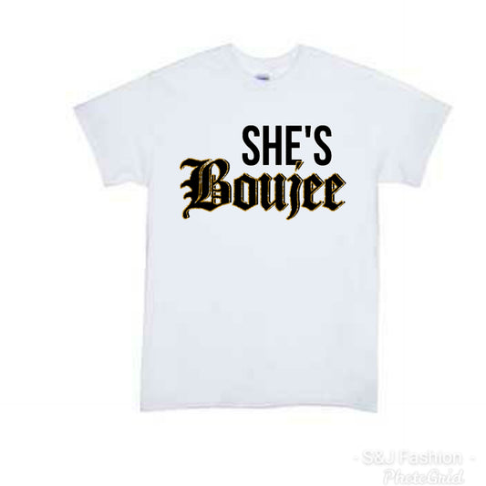 She's Boujee Ladies Shirt