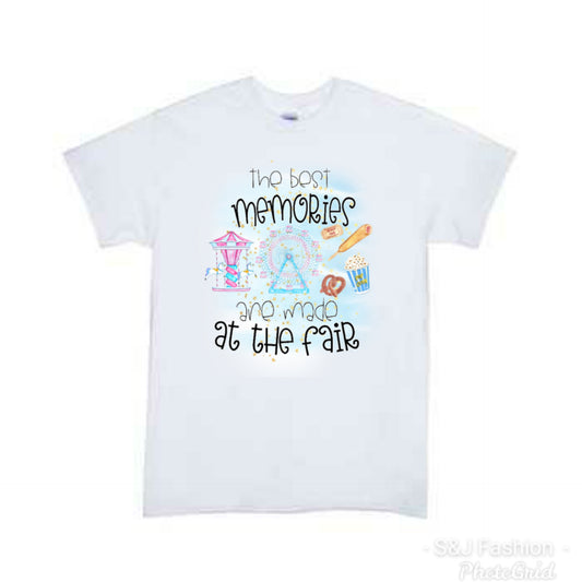Best Memories are at the Fair Girls Shirt Boys Shirt