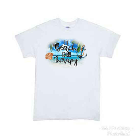 The Beach Is My Theory Summer Girls Shirt Boys Shirt