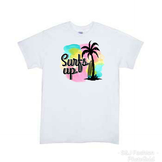 Surfs up Girls Shirt Boys Shirt