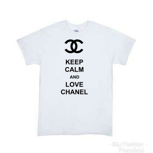 Keep Calm and love CC Girls Shirt Designer