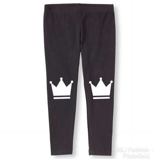 Crown Leggings Boys Girls