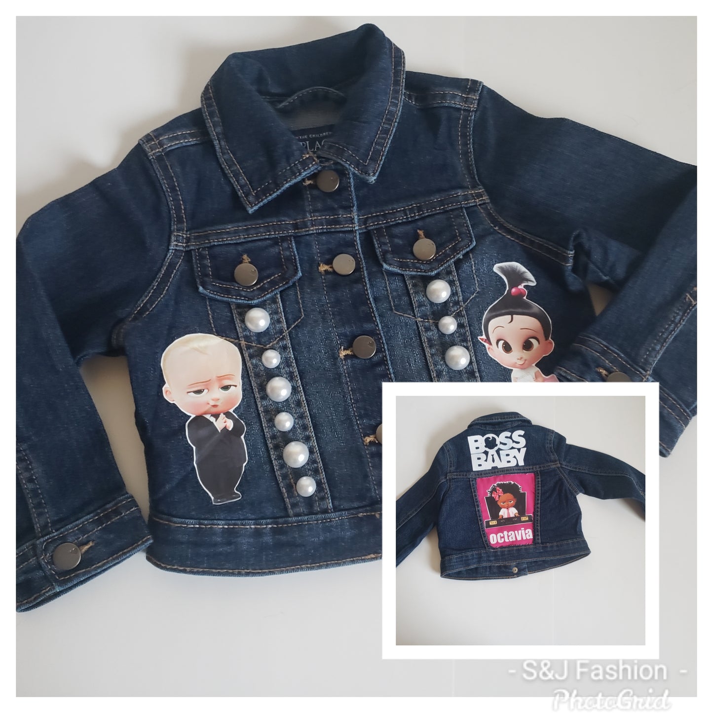 Boss Baby Denim Jacket  Girls